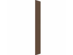 Akustikpaneel Walnuss MDF Schwarz Filz Schwarz 32 cm x 240 cm 2 Stück FSC®