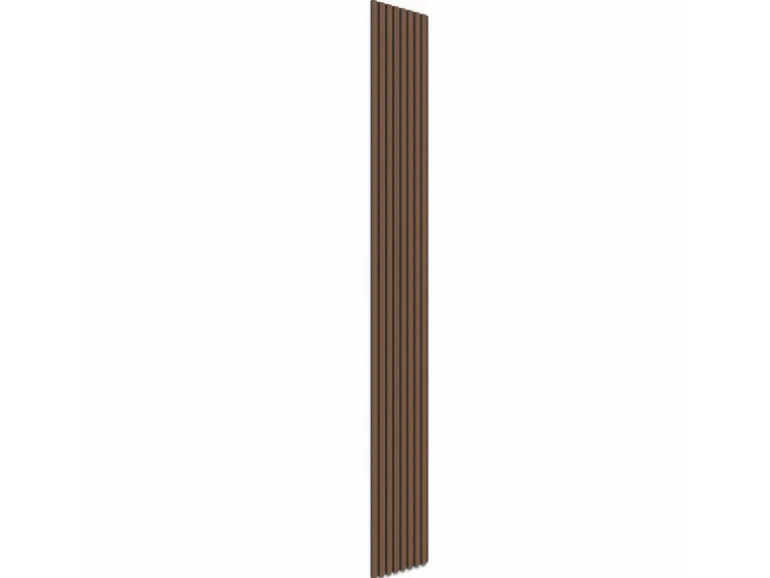 Akustikpaneel Walnuss MDF Schwarz Filz Schwarz 32 cm x 240 cm 2 Stück FSC®