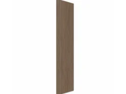 Akustikpaneel Wandverkleidung Walnuss Natur MDF Akustikfilz Schwarz 240 cm FSC®