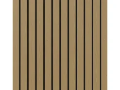 Akustikpaneel-Muster Brandhemmend Eiche Filz Schwarz 29,5 cm x 15 cm x 4 cm