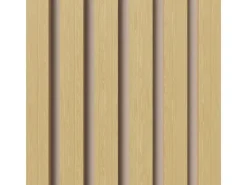 Akustikpaneel-Muster Eiche MDF Braun Filz Beige 29,5 cm x 15 cm