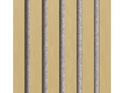 Akustikpaneel-Muster Eiche Unbehandelt Sperrholz Filz Grau 29,5 cm x 15 cm