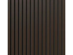 Akustikpaneel-Muster Eiche Geräuchert MDF Schwarz Filz Schwarz 29,5 cm x 15 cm