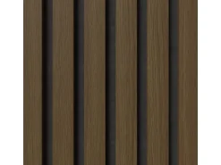 Akustikpaneel-Muster Foliert Eiche Dunkel Filz Schwarz 29,5 cm x 15 cm