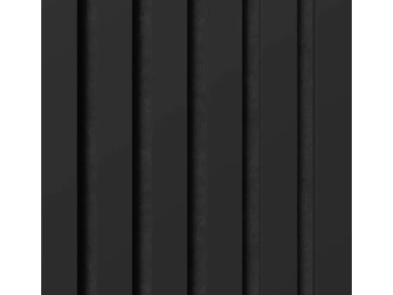 Akustikpaneel-Muster Foliert Schwarz Filz Schwarz 29,5 cm x 15 cm