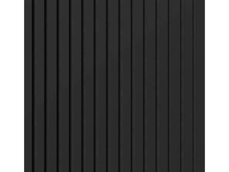 Akustikpaneel-Muster Foliert Schwarz Filz Schwarz 29,5 cm x 15 cm