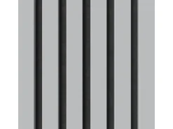 Akustikpaneel-Muster Foliert Hellgrau Filz Schwarz 29,5 cm x 15 cm