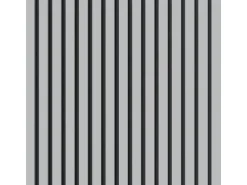 Akustikpaneel-Muster Foliert Hellgrau Filz Schwarz 29,5 cm x 15 cm