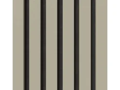 Akustikpaneel-Muster Foliert Sandgrau Filz Schwarz 29,5 cm x 15 cm