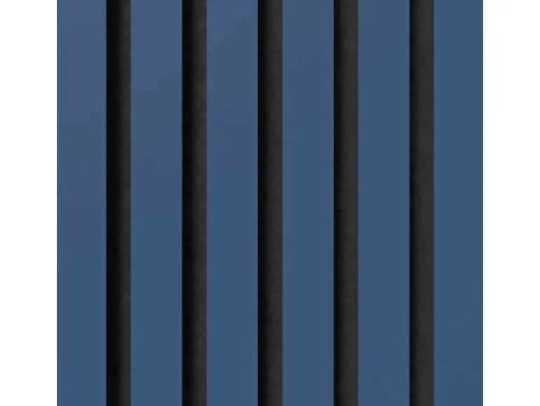 Akustikpaneel-Muster Linoleum Midnight Blue Filz Schwarz 29,5 x 15 cm