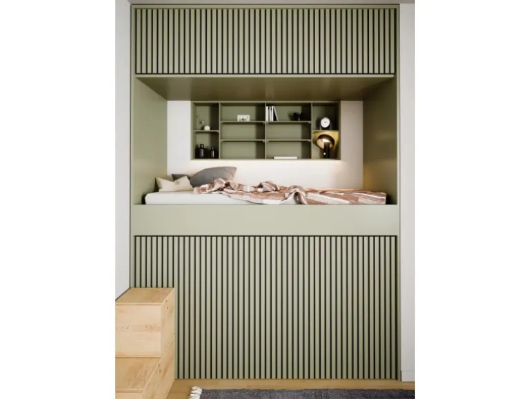 Akustikpaneel-Muster Linoleum Olive Filz Schwarz 29,5 cm x 15 cm