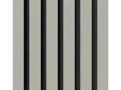 Akustikpaneel-Muster Linoleum Vapour Filz Schwarz 29,5 cm x 15 cm