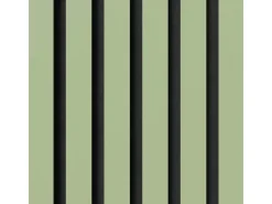 Akustikpaneel-Muster Linoleum Pistacio Filz Schwarz 29,5 cm x 15 cm