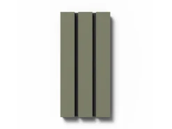 Akustikpaneel-Muster Linoleum Lux Olive MDF Schwarz Filz Schwarz 29,5 cm x 15 cm