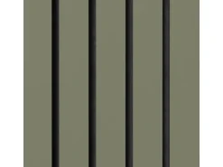 Akustikpaneel-Muster Linoleum Lux Olive MDF Schwarz Filz Schwarz 29,5 cm x 15 cm