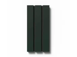 Akustikpaneel-Muster Linoleum Lux Conifer MDF Schwarz Filz Schwarz 29,5 x 15 cm