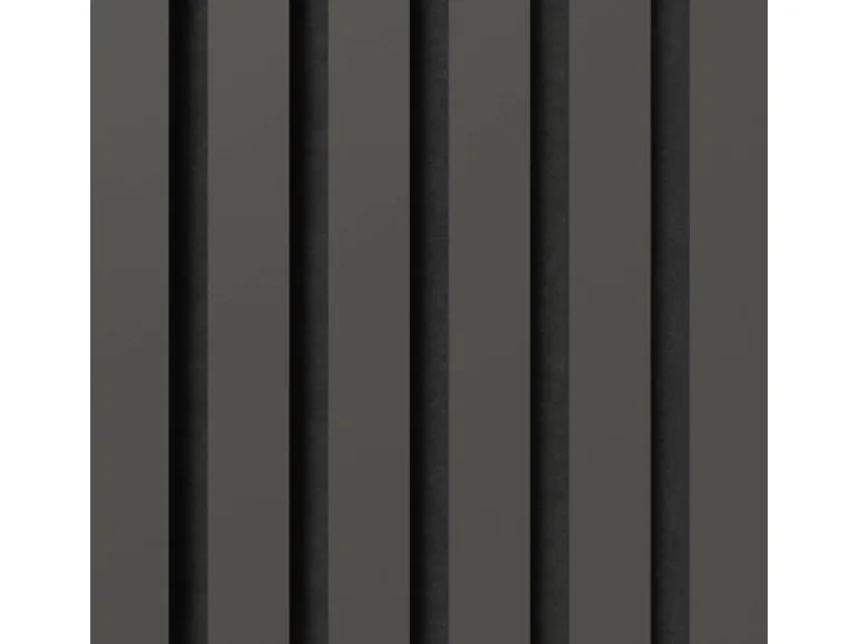 Akustikpaneel-Muster Linoleum Iron Filz Schwarz 29,5 cm x 15 cm