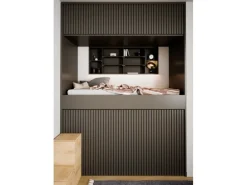 Akustikpaneel-Muster Linoleum Iron Filz Schwarz 29,5 cm x 15 cm