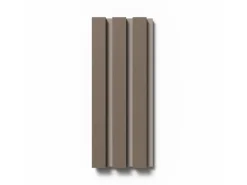 Akustikpaneel-Muster Nussbaum Unbehandelt MDF Schwarz Filz Braun 29,5 x 15 cm