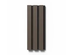 Akustikpaneel-Muster Walnuss Natur Geölt MDF Braun Filz Schwarz 29,5 x 15 cm