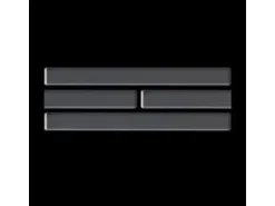 ALLOY Mosaik Fliese Massiv Metall Edelstahl Marine Hochglanz Grau 1,6mm Deedee-s-s-mm 1 Paket mit 10 Matten 0,63 m2 Grau