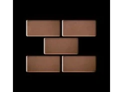 ALLOY Mosaik Fliese Massiv Metall Kupfer Gewalzt Kupfer 1,6mm Stark House-cm 1 Paket mit 10 Matten 0,98 m2 Kupfer