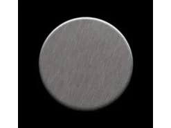 ALLOY Mosaik Fliese Massiv Metall Edelstahl Marine Gebürstet Grau Medallion-s-s-mb, 1 Paket mit 10 Matten 0,73 m2 Grau