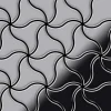ALLOY Mosaik Fliese Massiv Metall Edelstahl Marine Hochglanz Grau 1,6mm Ninja-s-s-mm 1 Paket mit 10 Matten 0,67 m2 Grau