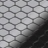 ALLOY Mosaik Fliese Massiv Metall Edelstahl Marine Hochglanz Grau 1,6mm Karma-s-s-mm 1 Paket mit 10 Matten 0,86 m2 Grau