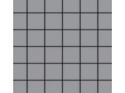 ALLOY Mosaik Fliese Massiv Metall Edelstahl Matt Grau 1,6mm Stark Cinquanta-s-s-ma 1 Paket mit 10 Matten 0,94 m2 Grau