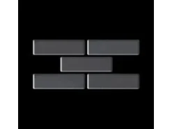 ALLOY Mosaik Fliese Massiv Metall Edelstahl Hochglänzend Grau 1,6mm Stark Pk-s-s-m 1 Paket mit 10 Matten 0,88 m2 Grau