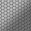 ALLOY Mosaik Fliese Massiv Metall Edelstahl Gebürstet Grau 1,6mm Stark Honey-s-s-b 1 Paket mit 10 Matten 0,92 m2 Grau