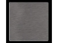 ALLOY Mosaik Fliese Massiv Metall Edelstahl Marine Gebürstet Grau 1,6mm Century-s-s-mb 1 Paket mit 50 Matten 0,5 m2 Grau