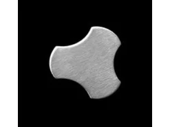 ALLOY Mosaik Fliese Massiv Metall Edelstahl Marine Gebürstet Grau Ubiquity-s-s-mb 1 Paket mit 10 Matten 0,75 m2 Grau