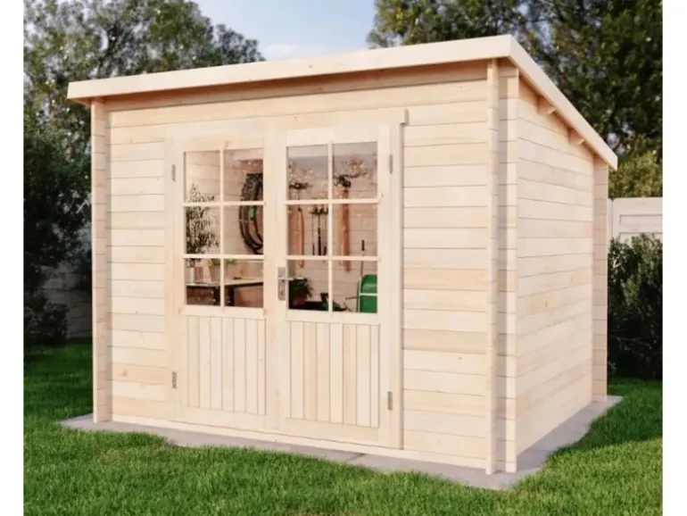 Alpholz Gartenhaus Maria-28 Natur 300 cm x 250 cm