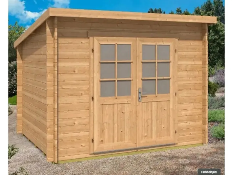 Alpholz Gartenhaus Maria-28 Natur 300 cm x 250 cm