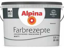 Alpina Farbrezepte Kieselstrand matt 2,5 Liter