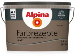 Alpina Farbrezepte Sanfte Erde matt 2,5 Liter