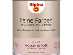 Alpina Feine Farben Lack No. 23 Wolken in Rosé® Graurosé edelmatt 750 ml