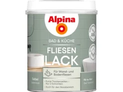 Alpina Fliesen-Lack Bad & Küche 2 Komponenten Salbei Seidenmatt 750 ml