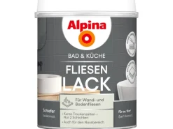 Alpina Fliesen-Lack Bad & Küche 2 Komponenten Schiefer Seidenmatt 750 ml