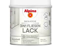 Alpina Fliesenlack Bad & Küche 3-in-1 Baumwollweiß 500 ml