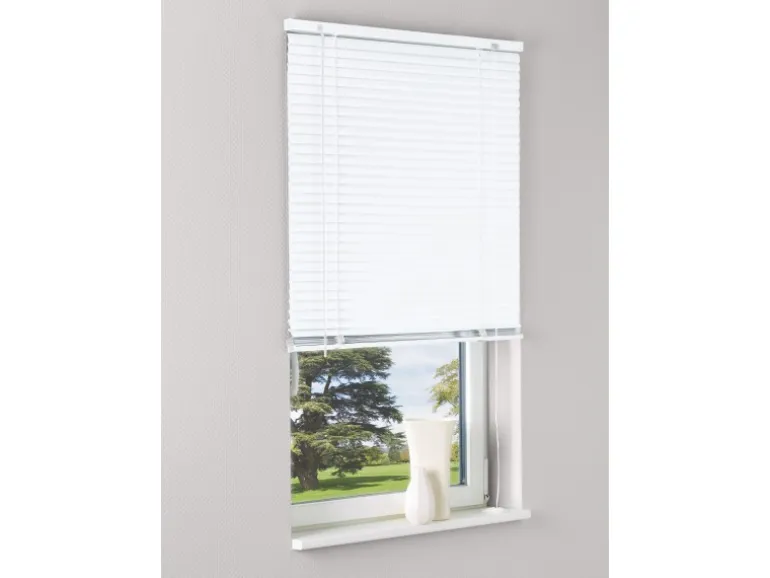 Aluminium Jalousie Burgos 140 cm x 160 cm Weiß