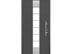 Aluminium Sicherheitshaustür Moderno RC3 M310 Premium 110 x 210 cm Anschlag R
