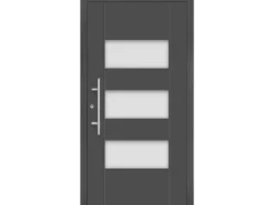 Aluminium-Haustür Moderno M500/B 110 cm x 210 cm Anthrazit Metallic Anschlag L