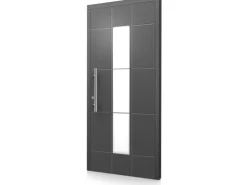 Aluminium-Haustür Moderno M350/B 110 x 210 cm Anthrazit Metallic Anschlag Links