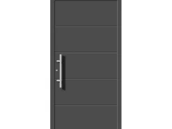 Aluminium-Haustür Moderno M470/B 110 x 210 cm Anthrazit Metallic Anschlag Links
