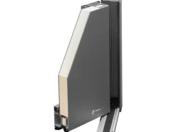 Aluminium-Haustür Moderno M470/B 110 x 210 cm Anthrazit Metallic Anschlag Links