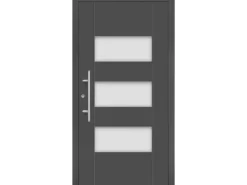 Aluminium-Haustür Moderno M500/P 110 cm x 210 cm Anthrazit Metallic Anschlag L