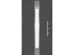 Aluminium-Haustür Moderno M560/B 110 cm x 210 cm Anthrazit Metallic Anschlag R